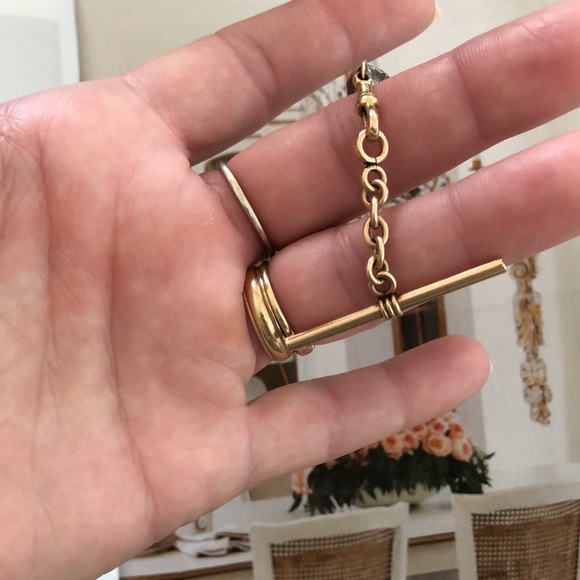 Edwardian watch chain toggle/charm - Picture 10 of 17